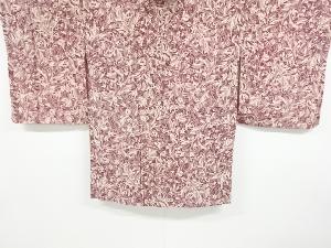 アンティーク　錦紗抽象草花模様羽織